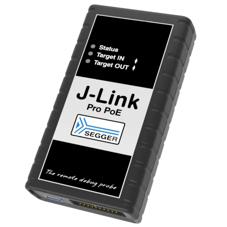 J-Link Pro PoE – specialized high-end debug probe for test farms J-Link Pro PoE – specialized high-end debug probe for test farms