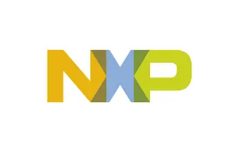 The image features the logo of NXP, stylized with the letters 'N', 'X', and 'P' presented in different colors. The 'N' is in yellow, 'X' is in blue and green shades, and the 'P' is in a vibrant green.
