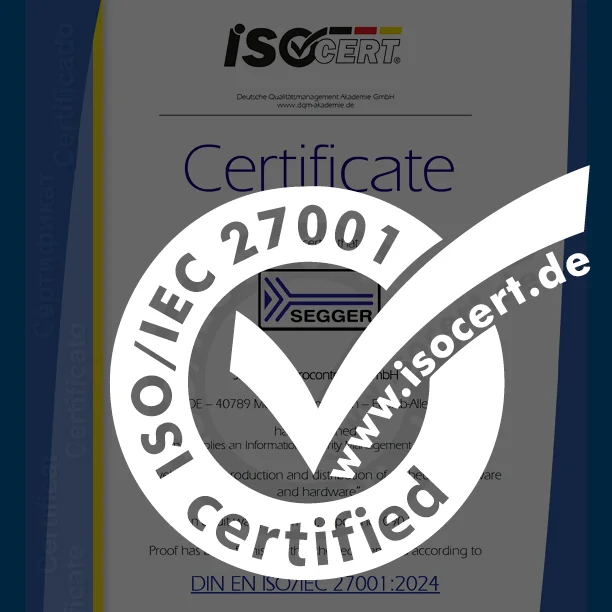 A certificate issued by ISOCERT confirming ISO/IEC 27001 compliance for a specific organization. The certificate states it is valid until February 10, 2029, and includes verification details along with the organization's name and logo.