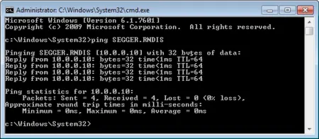 RNDIS Ping