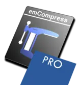Black product icon emCompress-PRO