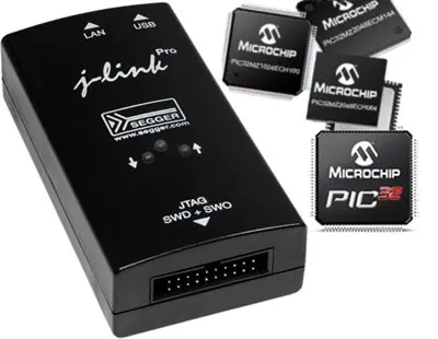 J-Link - Entering the Microchip PIC32 microcontroller