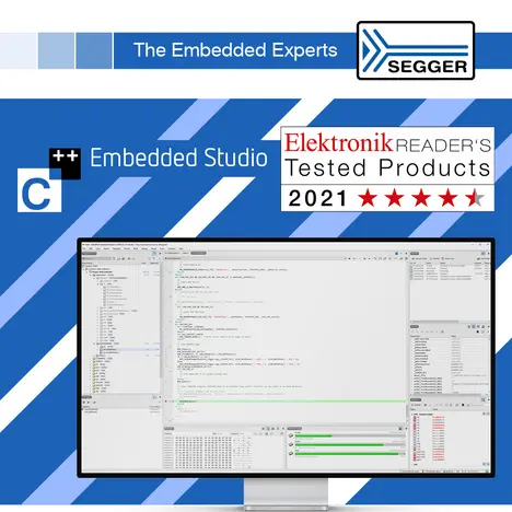 Press release concerning the readers' test on SEGGER's Embedded Studio Press release concerning the readers' test on SEGGER's Embedded Studio