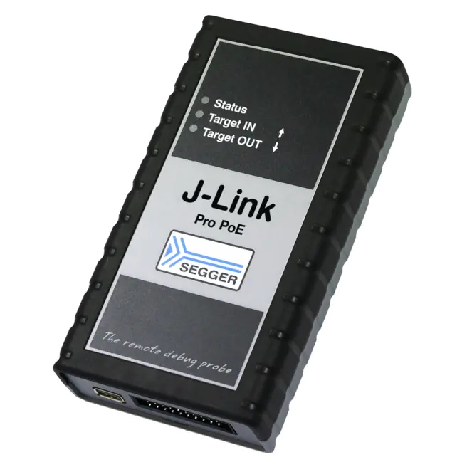 J-Link Pro PoE – specialized high-end debug probe for test farms J-Link Pro PoE – specialized high-end debug probe for test farms