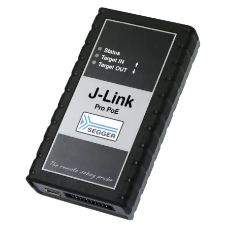 J-Link PRO PoE – specialized high-end debug probe for test farms