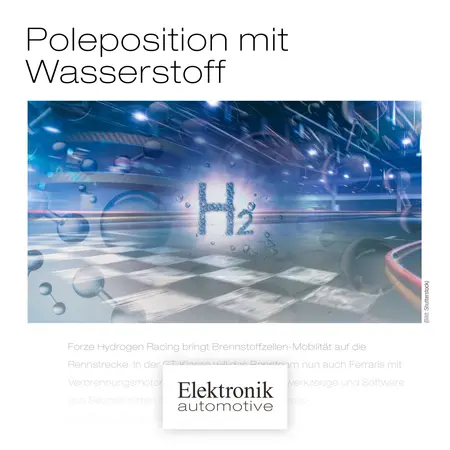 SEGGER Press: Brennstoffzellenantrieb voraus — Poleposition mit Wasserstoff