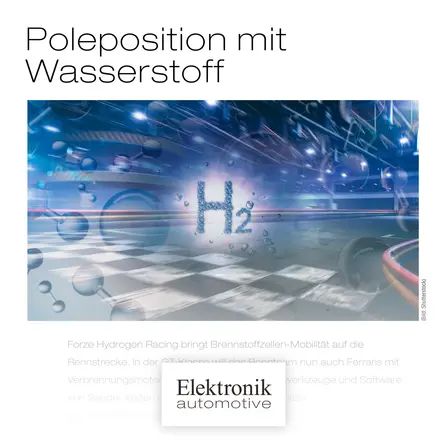 SEGGER Press: Brennstoffzellenantrieb voraus — Poleposition mit Wasserstoff