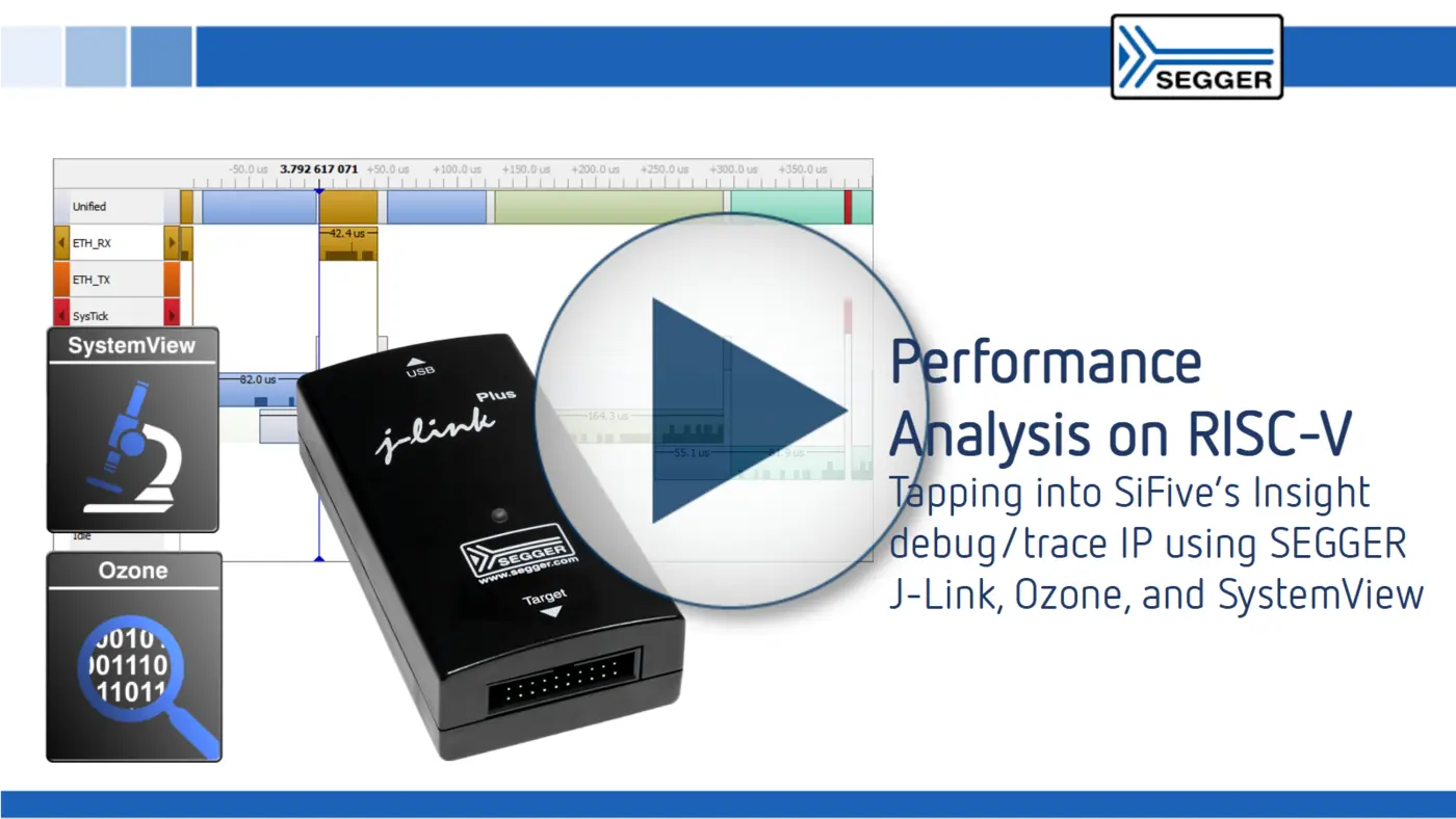 SEGGER J-Link Pro: Performance analysis on RISC-V