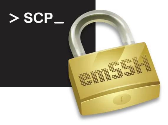 emSSH-SCP logo black