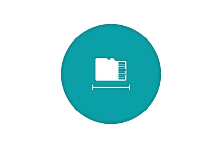 Icon of a white folder with a vertical bar, set against a teal circular background. The folder symbolizes file organization or storage, while the bar beneath it could indicate measurement or progress representation.