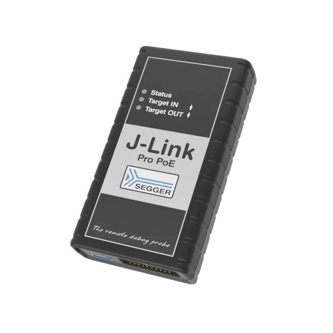 J-Link Pro PoE – specialized high-end debug probe for test farms J-Link Pro PoE – specialized high-end debug probe for test farms