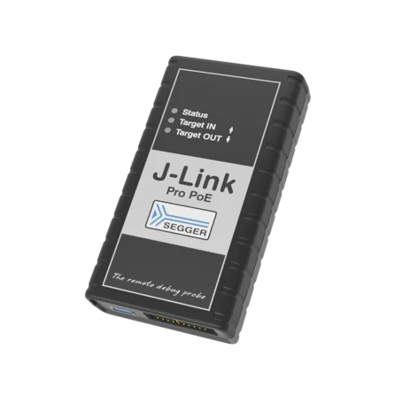 J-Link Pro PoE – specialized high-end debug probe for test farms J-Link Pro PoE – specialized high-end debug probe for test farms