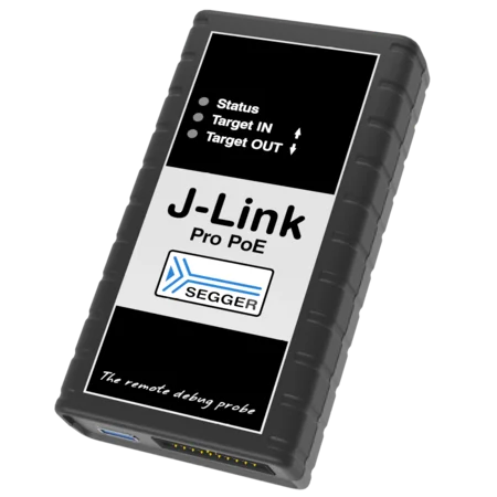 J-Link Pro PoE – specialized high-end debug probe for test farms J-Link Pro PoE – specialized high-end debug probe for test farms