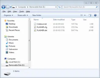 authorized flashing files before secure