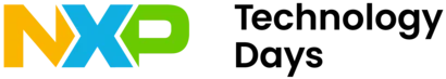 Logo of NXP Technology Days, featuring the letters "NXP" in yellow, blue, and green colors, followed by the text "Technology Days" in black.