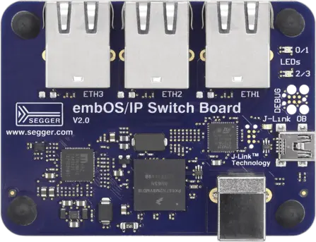 SEGGER embOS/IP Switch Board