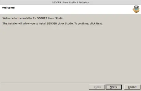 Linux Studio Setup (1/6) Welcome Screen