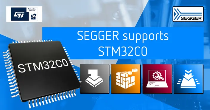 SEGGER supports STM23C0