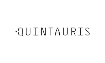 The image features the text ".QUINTAURIS" in a modern, minimalist font. The letters are aligned horizontally, with a dot preceding the word. The overall design emphasizes simplicity and clarity.