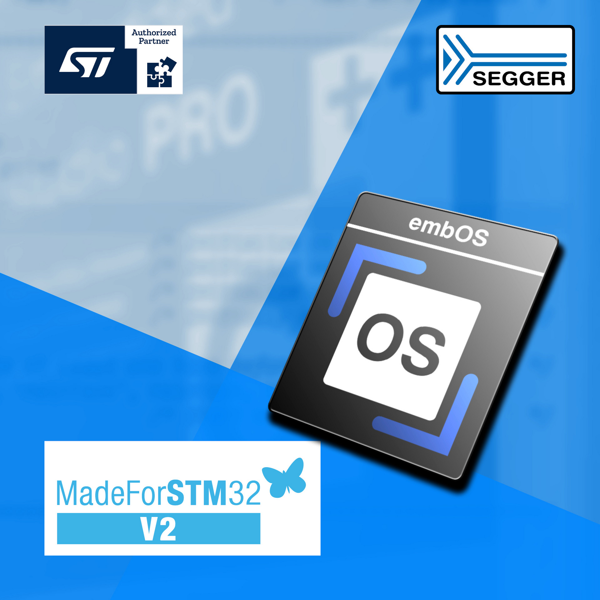SEGGER’s RTOS embOS receives STMicroelectronics’ quality label “MadeForSTM32 v2"