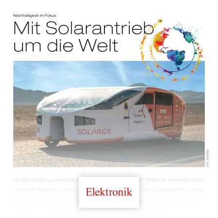 SEGGER Press: Mit Solarantrieb um die Welt