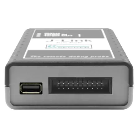 J-Link Pro PoE – target interface and switched target power supply