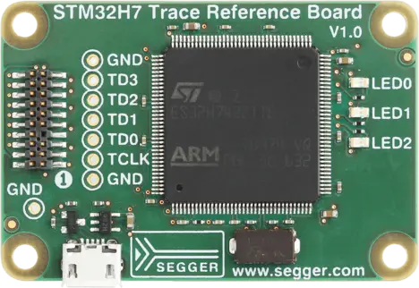 SEGGER News - STM32h7 Trace Reference Board