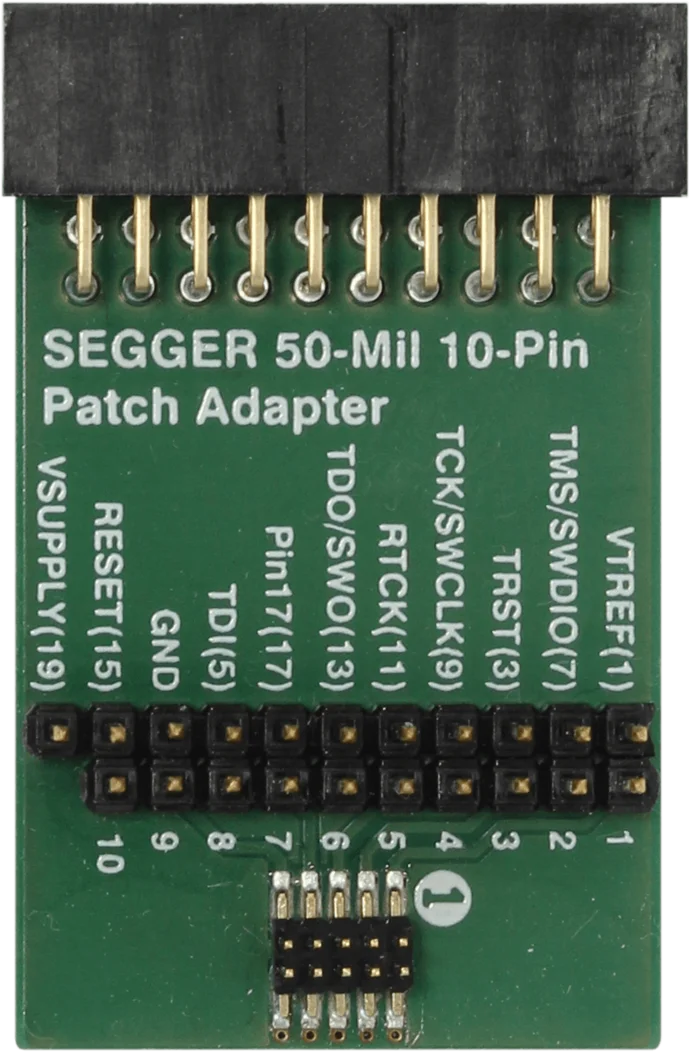 segger 50 mil 10 pin patch adapter