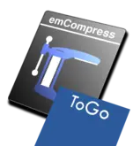 Black product icon emCompress-ToGo