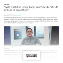 SEGGER Press: Cycle-resolution Timing brings enormous benefits to embedded applications
