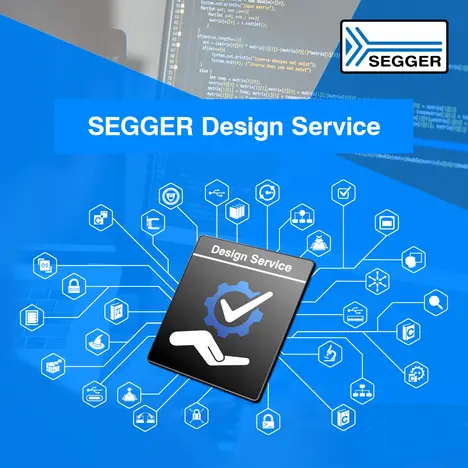PR graphic: SEGGER Design Service SDS PR graphic: SEGGER Design Service (SDS) showing all options (e.g. OS emPower OS)