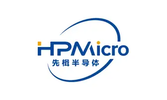 The image features a logo for HP Micro, which includes the text "HP Micro" with a stylized design. The logo is predominantly blue with an orange accent and features a circular graphic element surrounding the text.