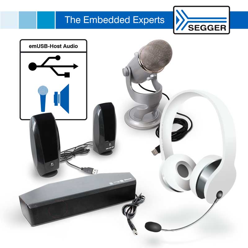 SEGGER adds audio to emUSB-Host