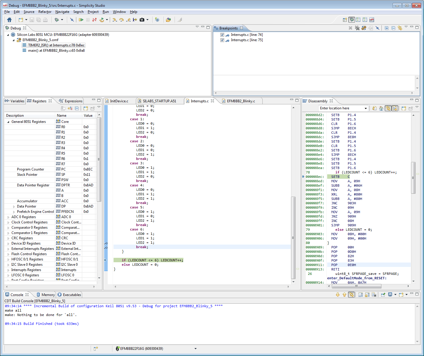 Segger embedded studio создание проекта