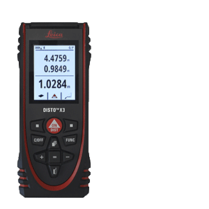 Leica Disto X3 demonstrates adaption of the display direction using emWin Leica Disto X3 demonstrates adaption of the display direction using emWin